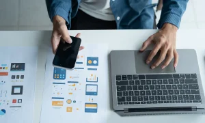 Best AI resume builders 2026 — person building resume on laptop