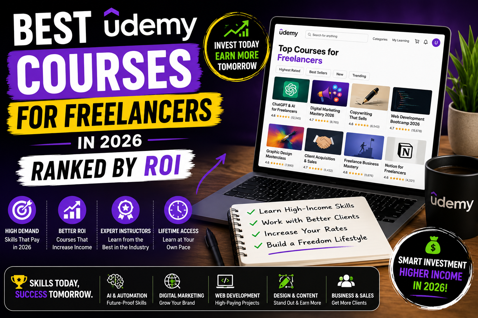 best Udemy courses for freelancers