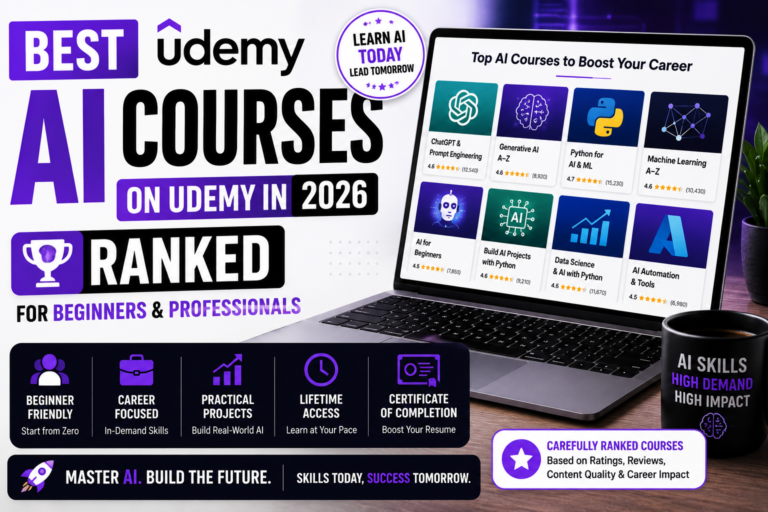 best AI courses Udemy
