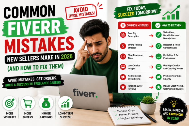 Fiverr mistakes new sellers