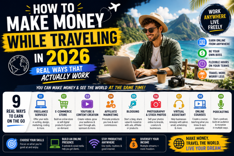how to make money while traveling