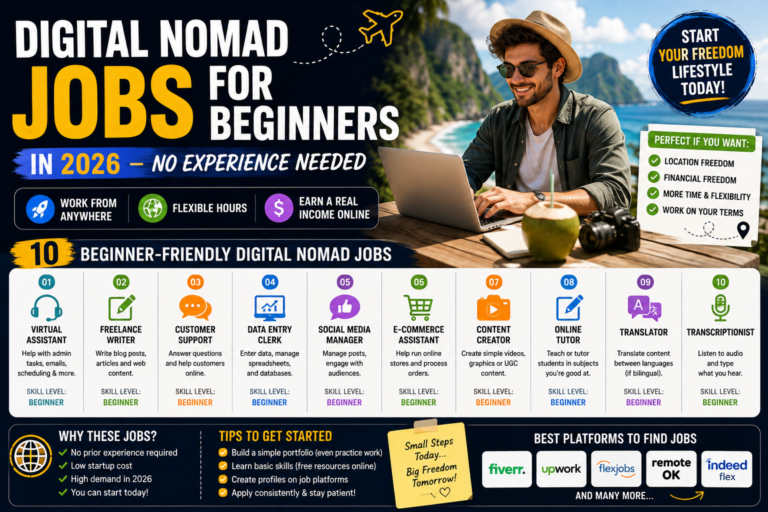 digital nomad jobs for beginners