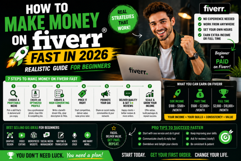 how to make money on fiverr fast