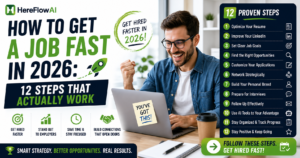 how to get a job fast