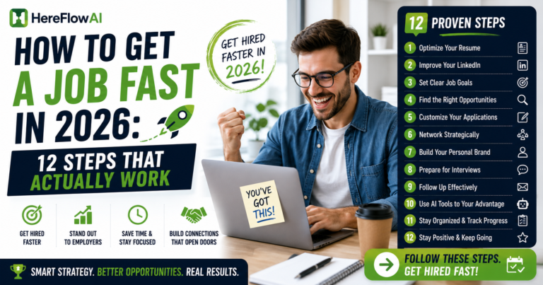 how to get a job fast
