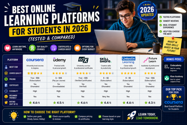 best online learning platforms for students