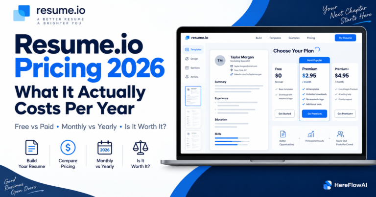 resume.io pricing