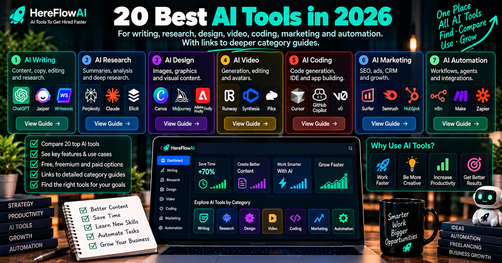 20 of the best AI tools