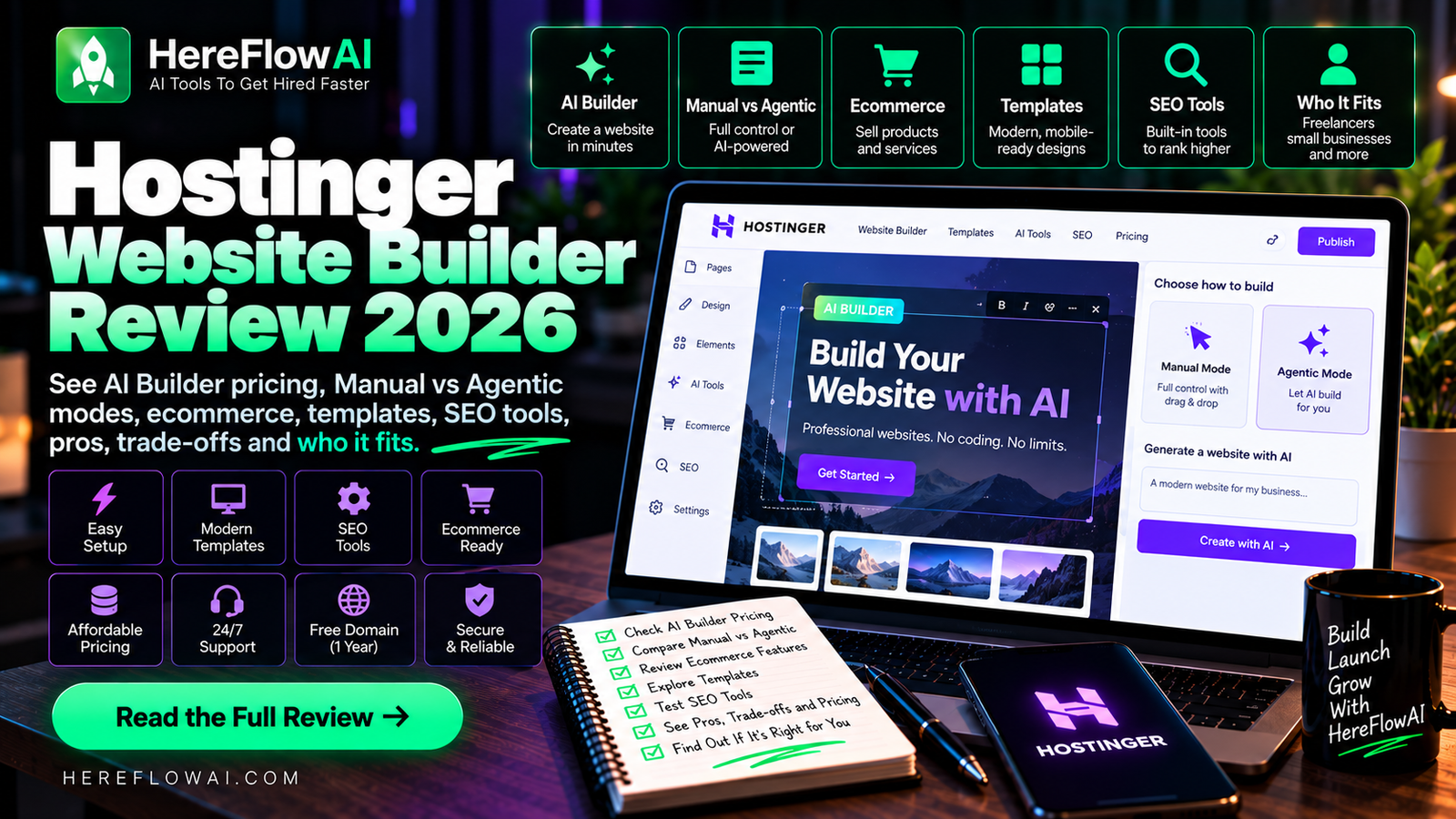 hostinger website builder review