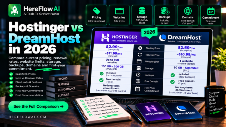 hostinger vs dreamhost
