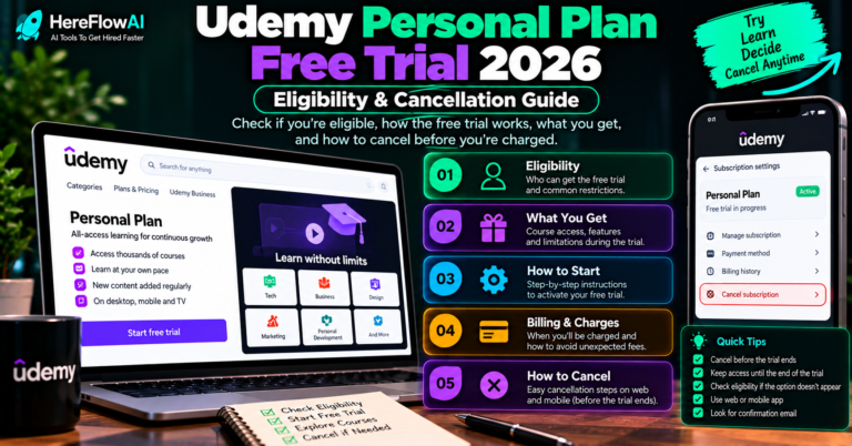 udemy personal plan free trial